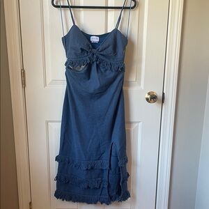 SAYLOR Cornflower Blue Dress